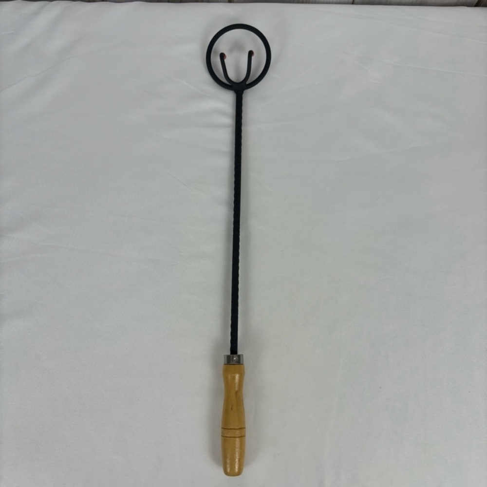 Grill Smoker Onion Cleaner Tool All Natural Heavy Duty Metal Wood New Size 20” - Picture 4 of 16